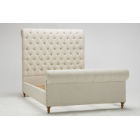 Manhattan Comfort BD001-QN-CR Empire Cream Queen Bed